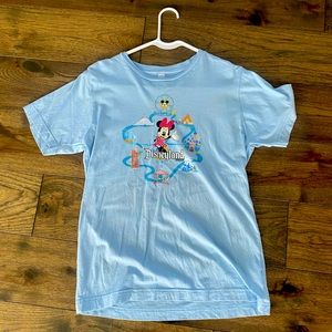 Baby blue disneyland women’s t shirt